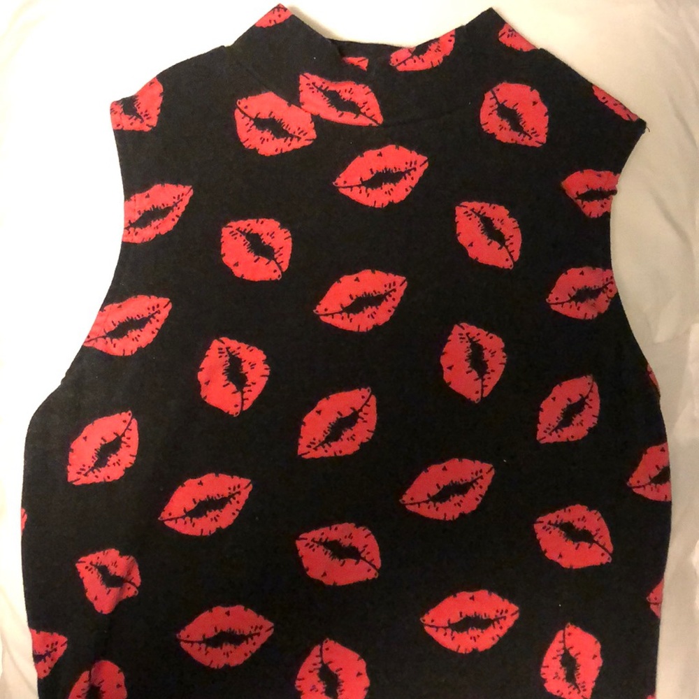 High Neck Crop Tank